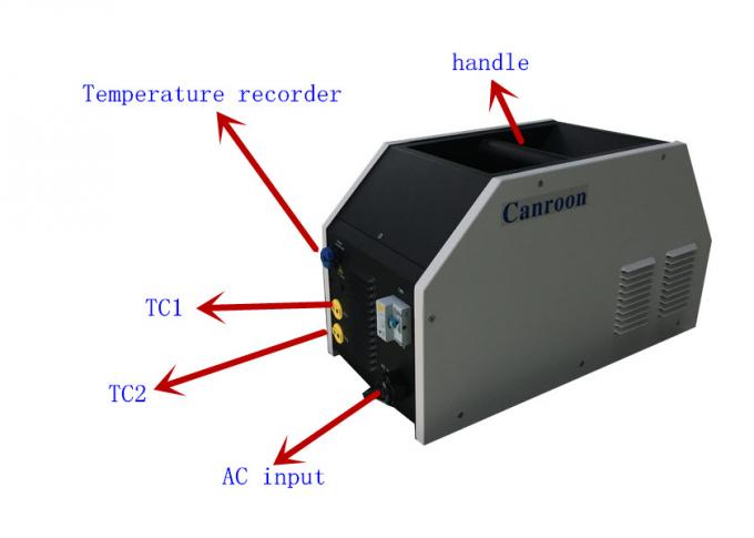 空冷のポストの溶接熱処理の誘導加熱機械価格